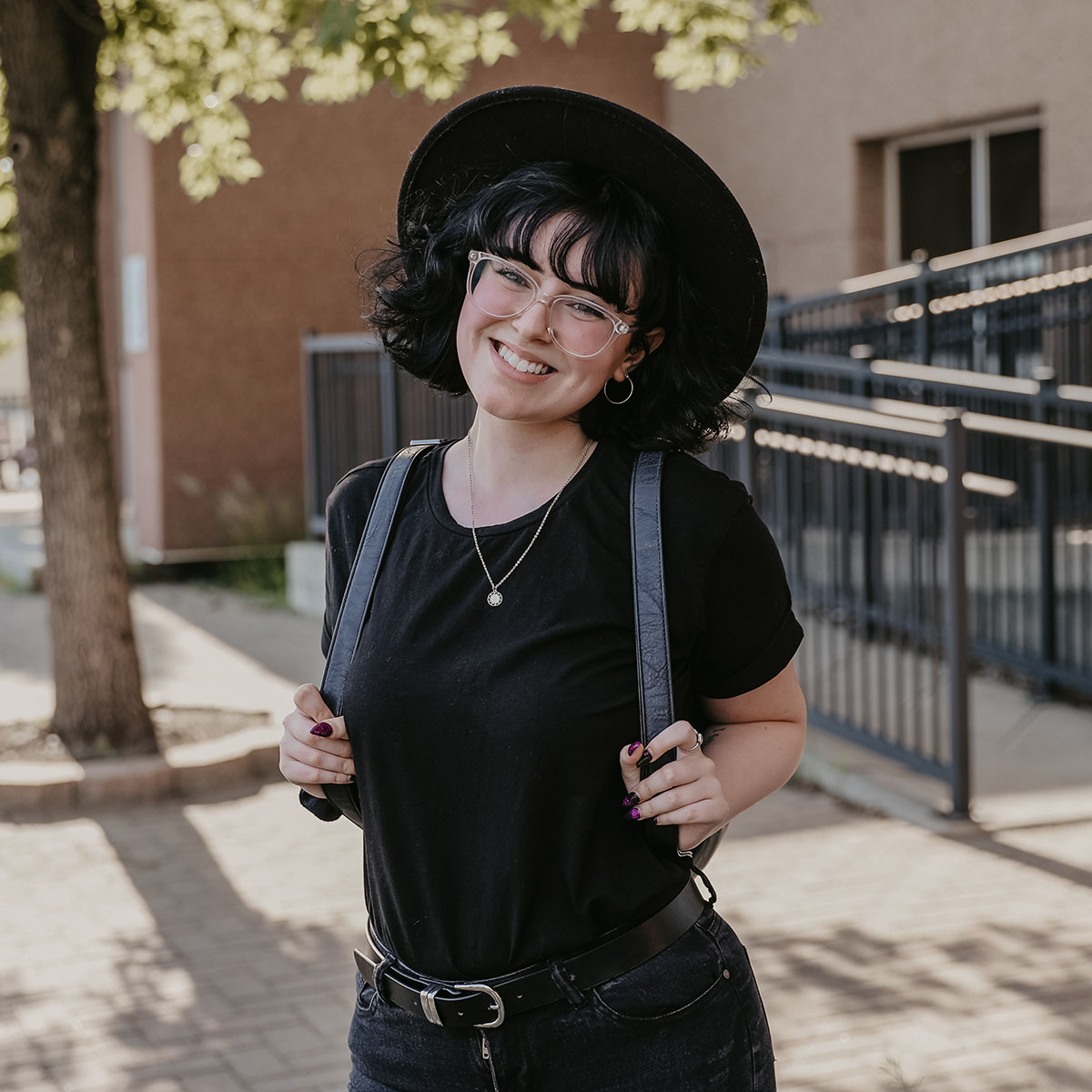 Jeune fille souriante