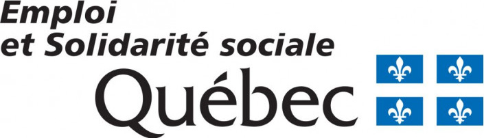 Emploi et Solidarité sociale Québec (drapeau) - Logo